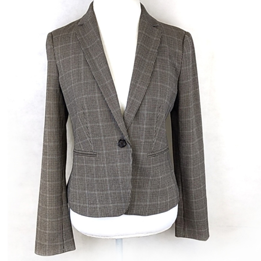 Ann Taylor Blazer One Button Closure Size 6